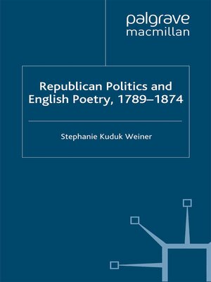 cover image of Republican Politics and English Poetry, 1789-1874